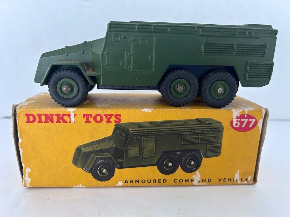 Vintage Dinky Toys #677 Armoured Command Vehicle Military Made In England